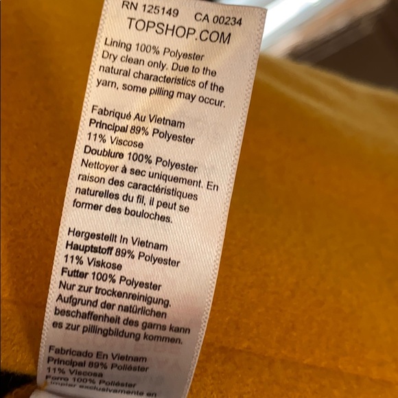 TOPSHOP Carly Slouch Coat - Picture 12 of 12